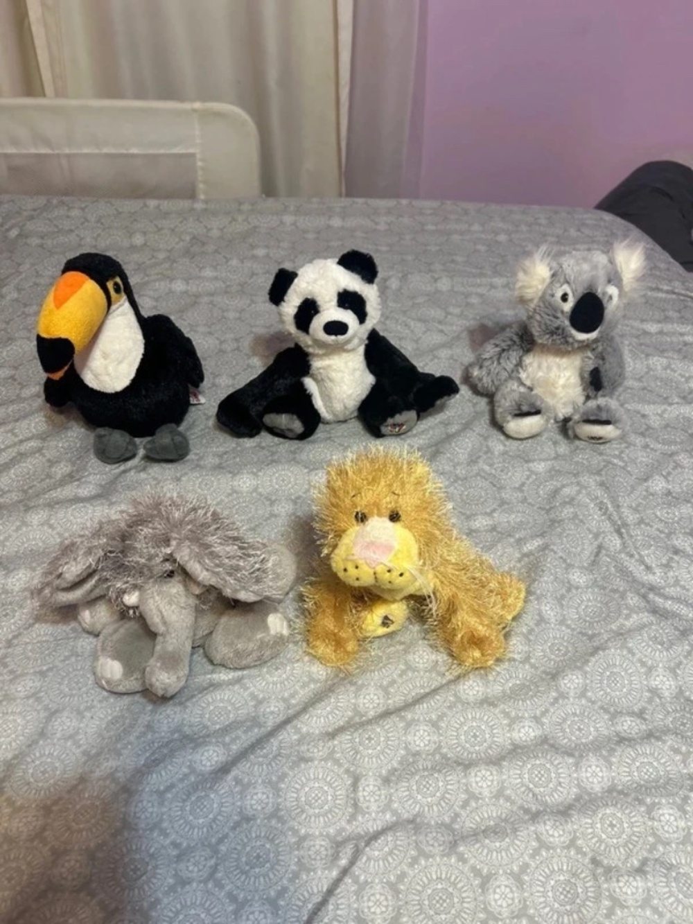 GANZ Webkinz Authentic Retired Rare Collectibles Soft Fuzzy Shaggy Plush Animals